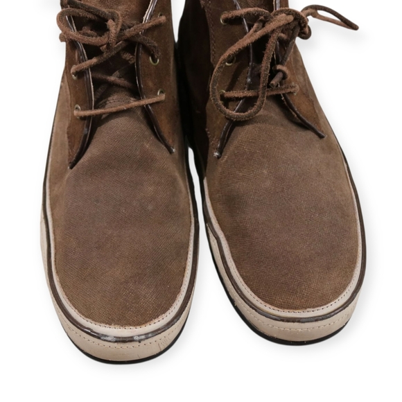 Mens 11 M John Varvatos Star USA Hipster Chukka Boots Brown Suede F2211P4B - Picture 5 of 9